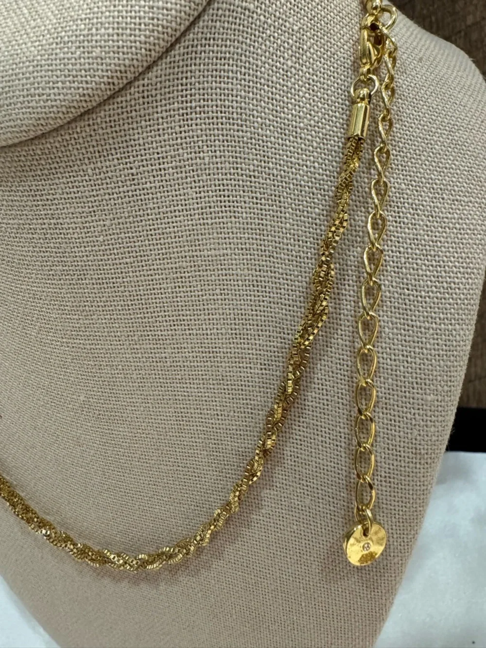 Nordstrom Rack Shimmering Gold Rope Necklace - Picture 3 of 5